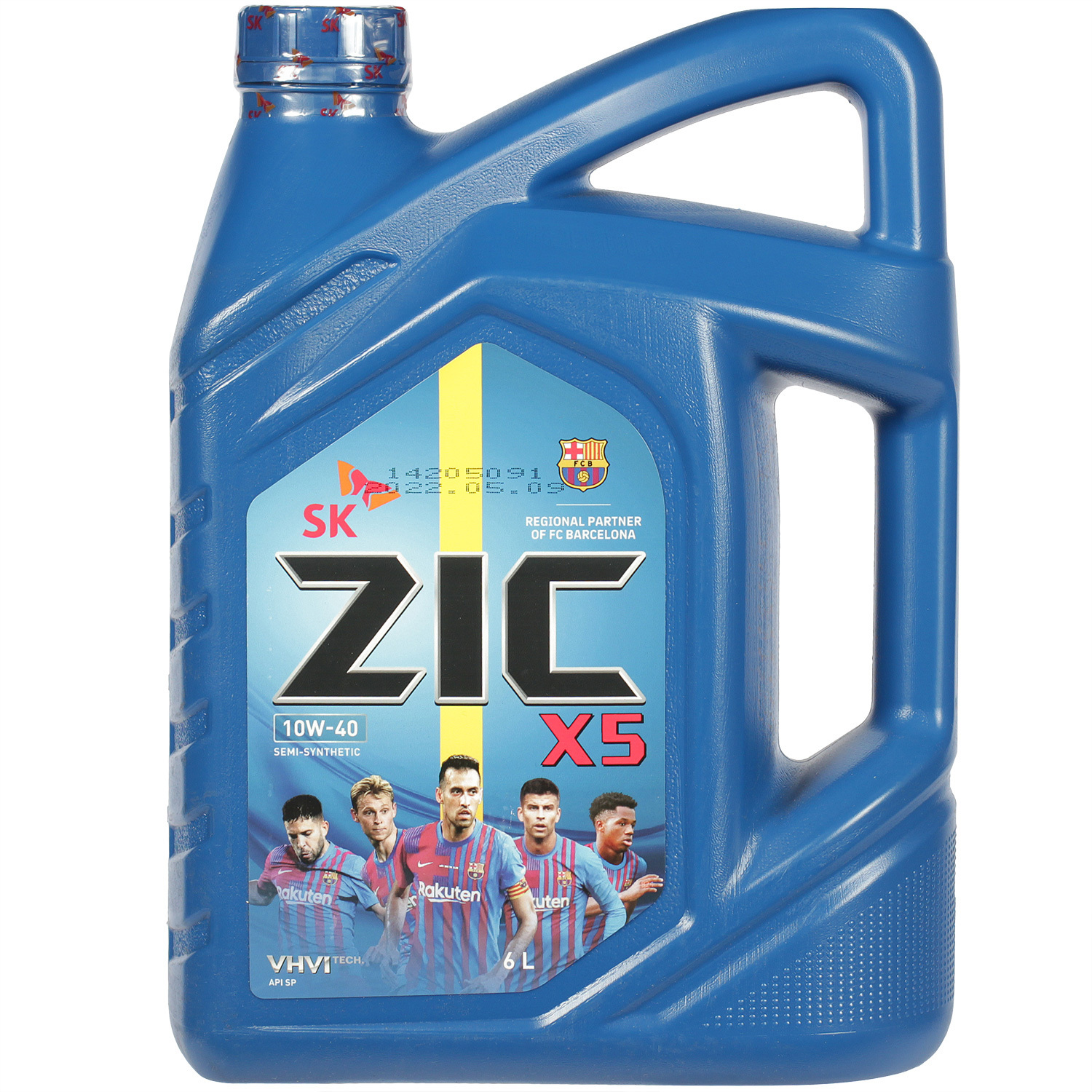 ZIC Моторное масло ZIC X5 10W-40, 6 л