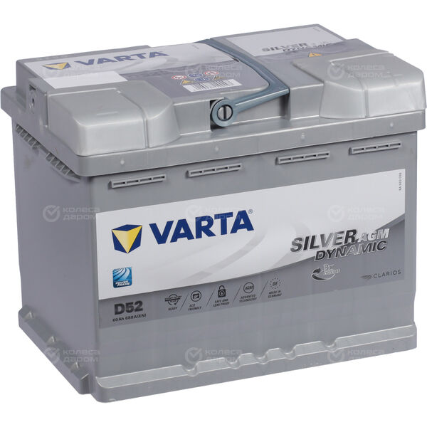 Автомобильный аккумулятор Varta AGM 560 901 068 60 Ач обратная полярность L2 в Нефтекамске