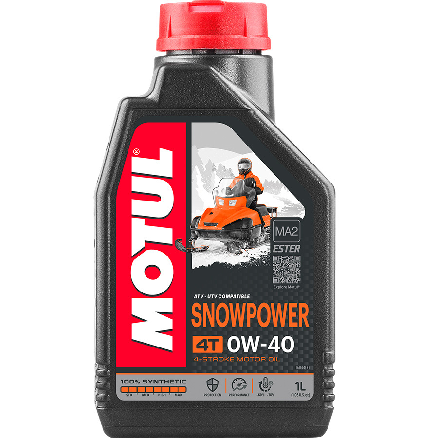 цена Motul Масло 4-х тактное Motul Snowpower 4T 0W40 1л