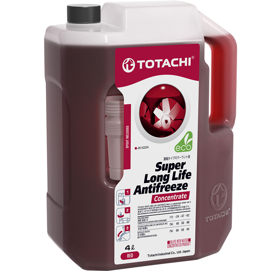 Антифриз Totachi Super Long Life Antifreeze красный 4л