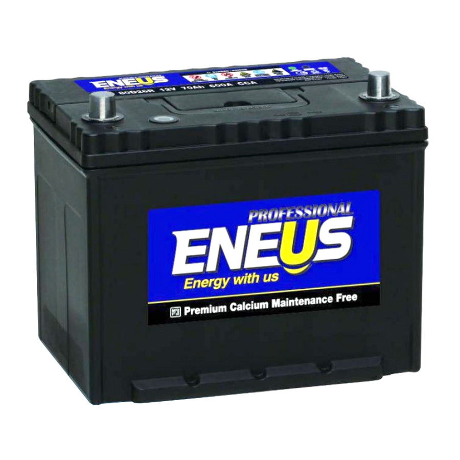 Eneus Автомобильный аккумулятор Eneus Professional 80 Ач обратная полярность D26L eneus автомобильный аккумулятор eneus 58 ач обратная полярность b24l