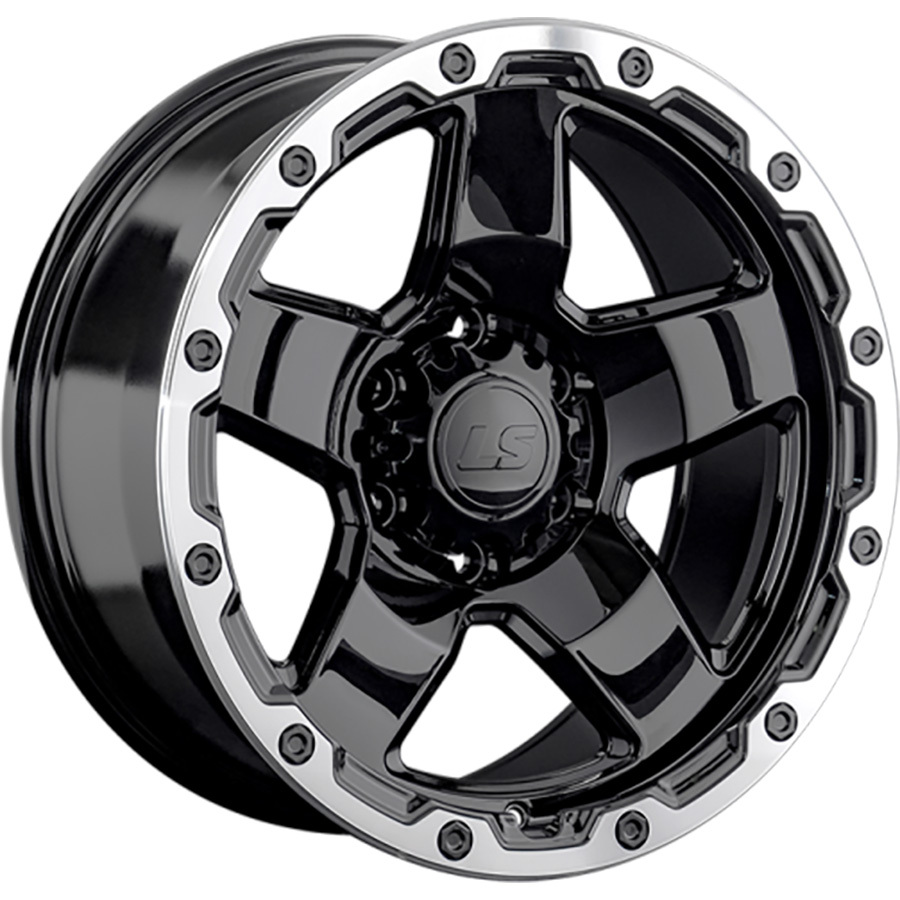 Колесный диск LS LS 1371 9.5x18/6x139.7 D106.1 ET5 BKL