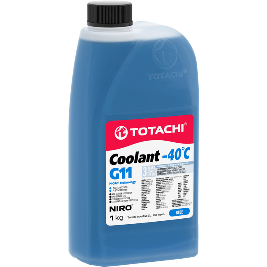 Антифриз Totachi NIRO Coolant синий G11 -40 1кг