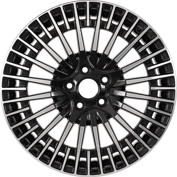 Колесный диск KDW KD1820(КС1096-13)  7xR18 5x114.3 ET45 DIA60.1 глянцевый черный с полированной лицевой частью в Нижневартовске