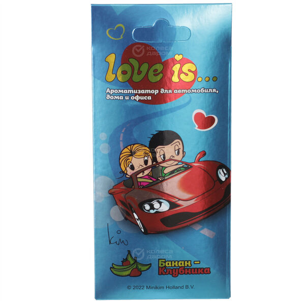 Ароматизатор Love is картон банан-клубника (art.LI K 0002) в Кувандыке