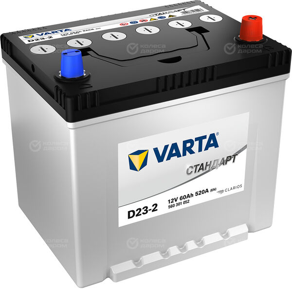 Автомобильный аккумулятор Varta Стандарт VARTA 60 Ач обратная полярность D23L(уценка) в Кирове