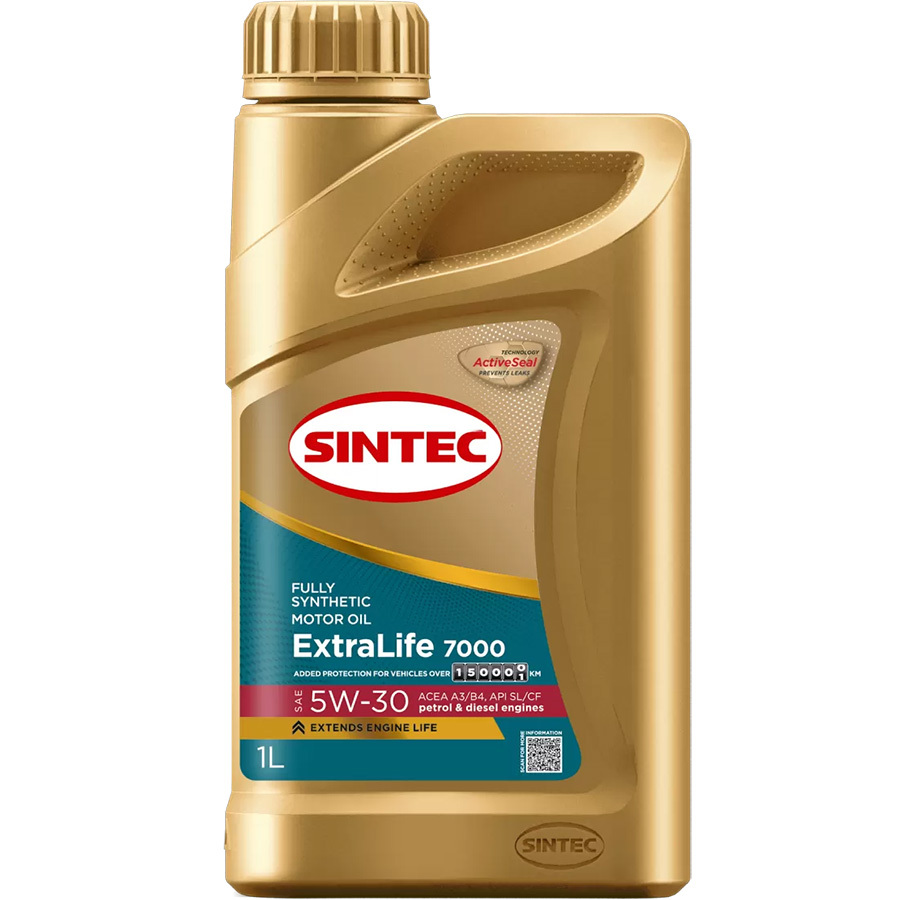 Моторное масло Sintec ExtraLife 5W-30, 1 л