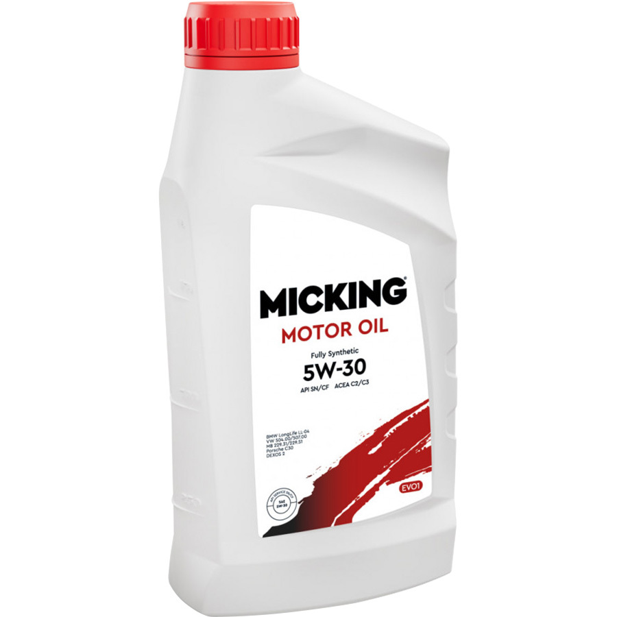 цена Micking Моторное масло Micking Evo1 5W-30, 1 л