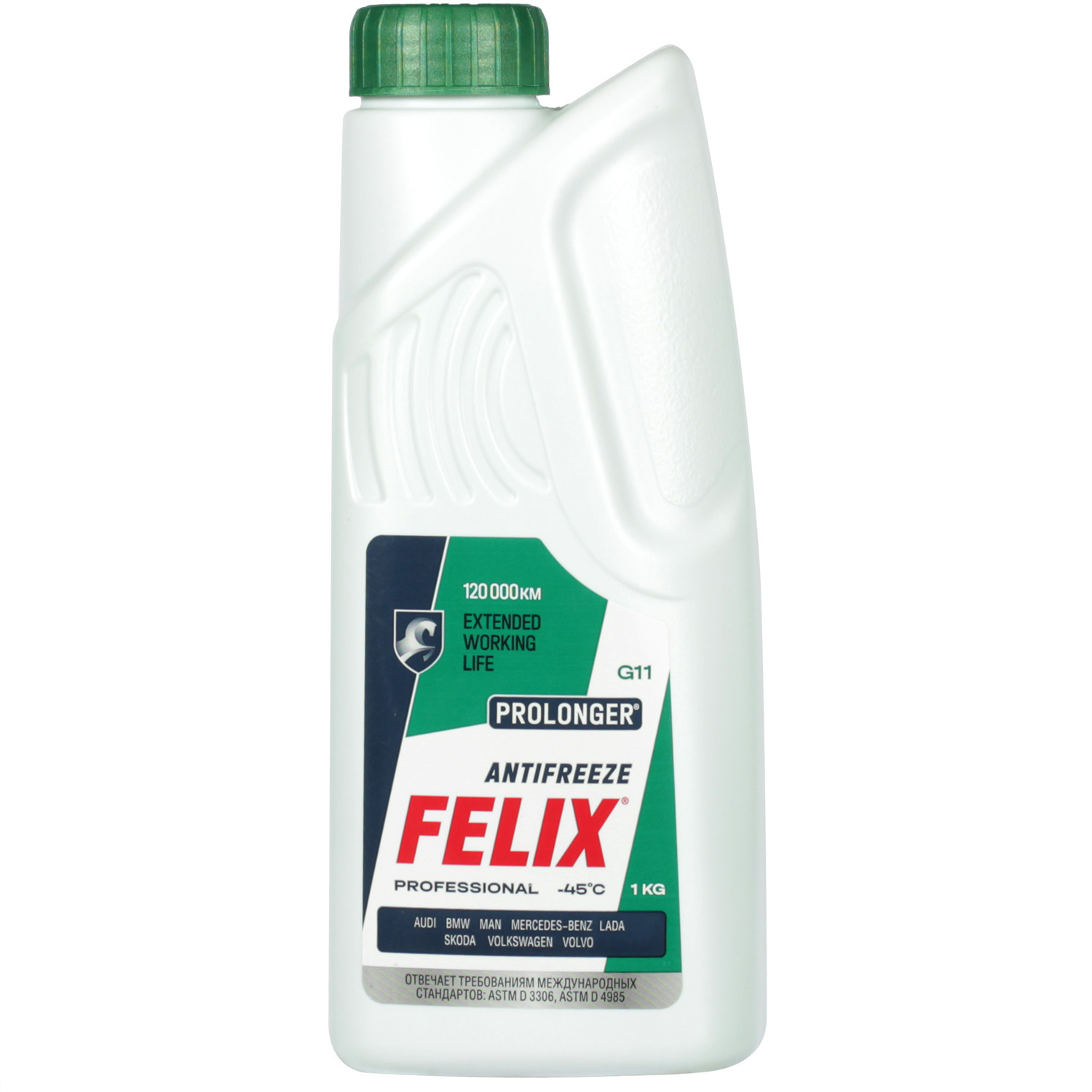 Felix Антифриз Felix зелёный жидкость охлаждающая низкозамерзающая eneos antifreeze ultra cool 40c 1 кг
