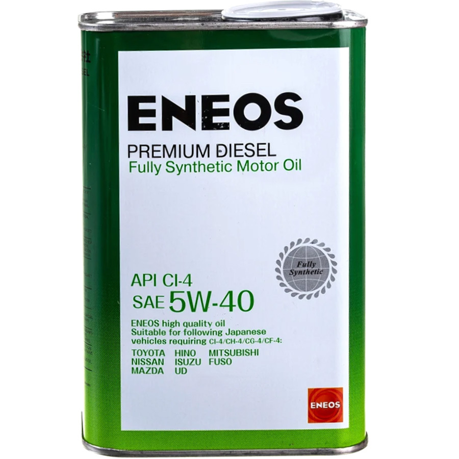 Масло моторное Eneos Premium Diesel 5W-40 1л 1430₽