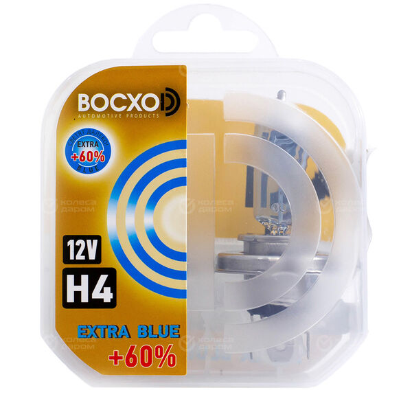 Лампа BocxoD Extra Blue+60 - H4-55 Вт, 2 шт. в Тамбове