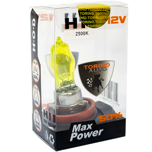 Автолампа HOD-Lumax Лампа HOD-Lumax Max Power Yellow - H11-60/55 Вт-3000К, 1 шт. автолампа hod lumax лампа hod lumax solar yellow 50 h11 55 вт 2800к 1 шт