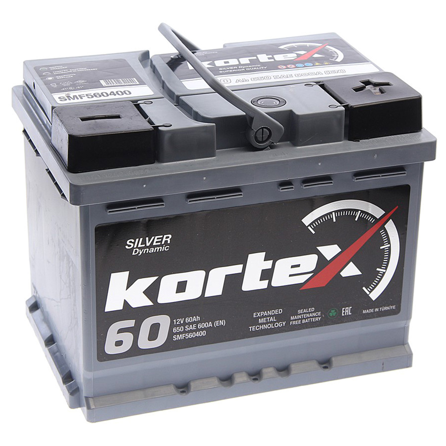 Автомобильный аккумулятор KORTEX Silver Dynamic 60 Ач L2