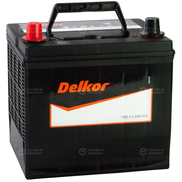 Автомобильный аккумулятор Delkor 60 Ач прямая полярность D20R в Сарапуле