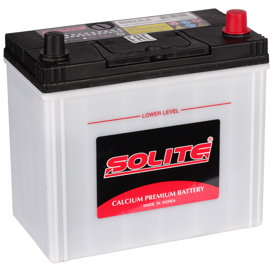Solite Автомобильный аккумулятор Solite Asia 50 Ач обратная полярность B24L energizer автомобильный аккумулятор energizer 45 ач обратная полярность b24l