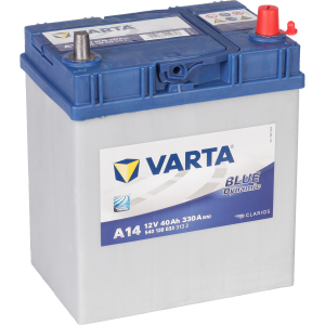 Автомобильный аккумулятор Varta Blue Dynamic A14 40 Ач обратная полярность B19L