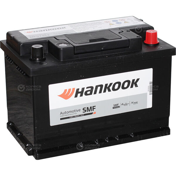 Автомобильный аккумулятор Hankook MF57412 74 Ач обратная полярность L3 в Сызрани