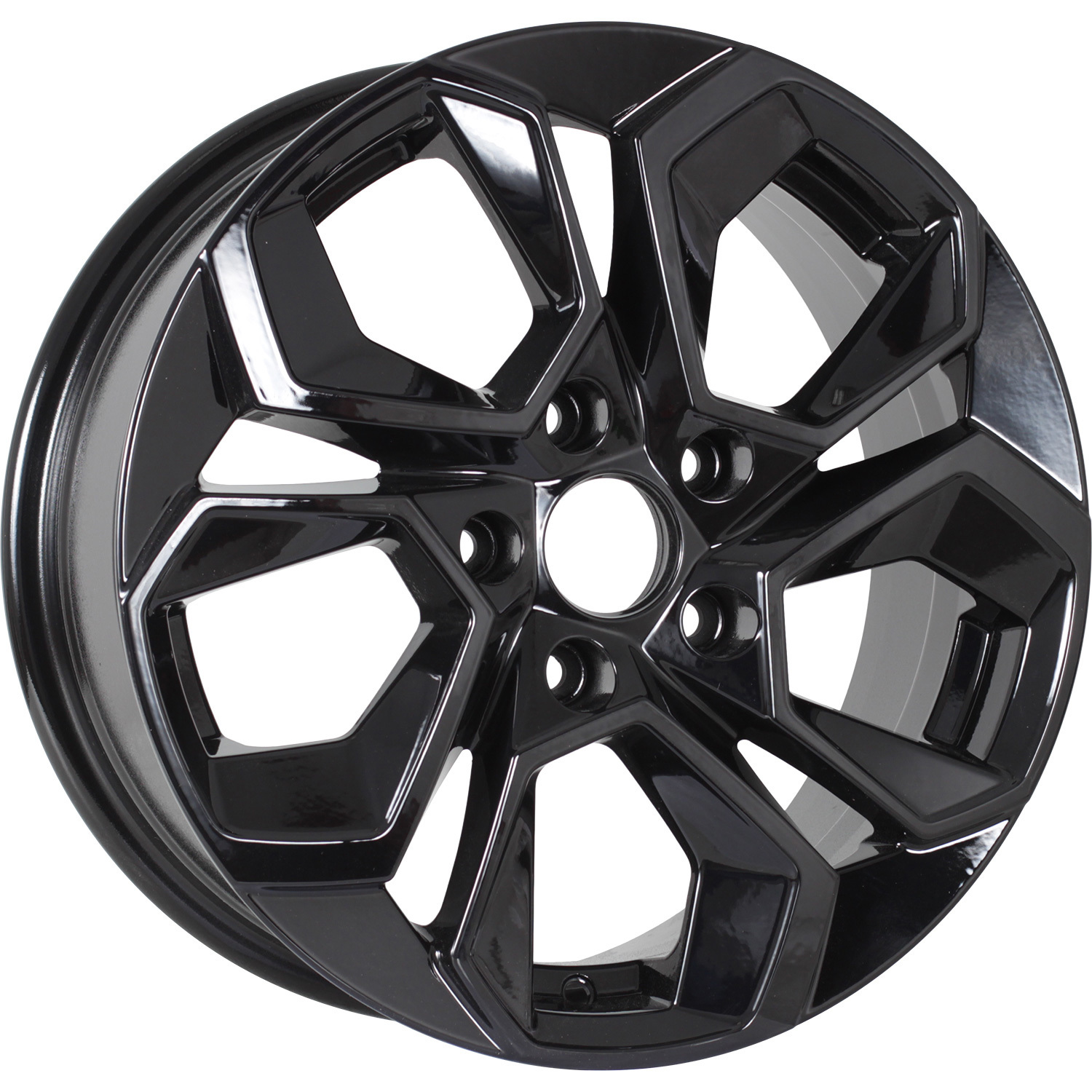 KDW KD1620 6.5x16/5x112 D57.1 ET45 Black_Painted