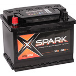 Автомобильный аккумулятор Spark 60 Ач прямая полярность L2