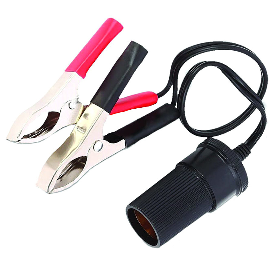 Разветвитель прикуривателя AVS Гнездо прикуривателя AVS с крокодилами 12/24 CS101 (art.43219)