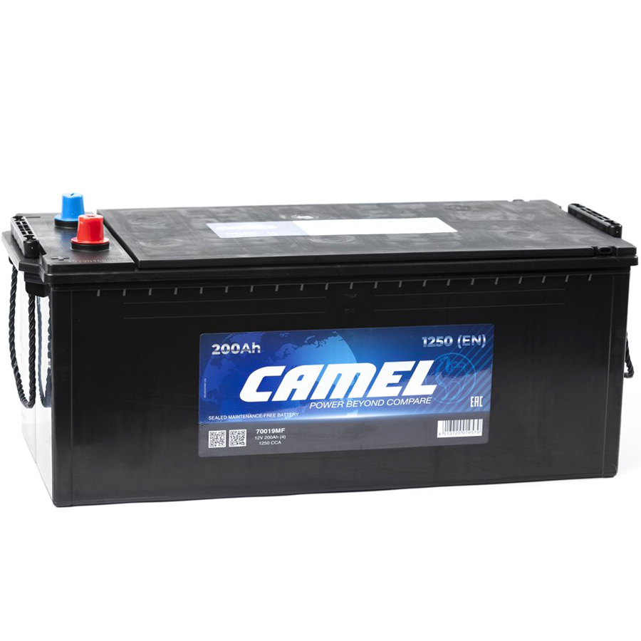 Грузовой аккумулятор Camel 200Ач п/п конус