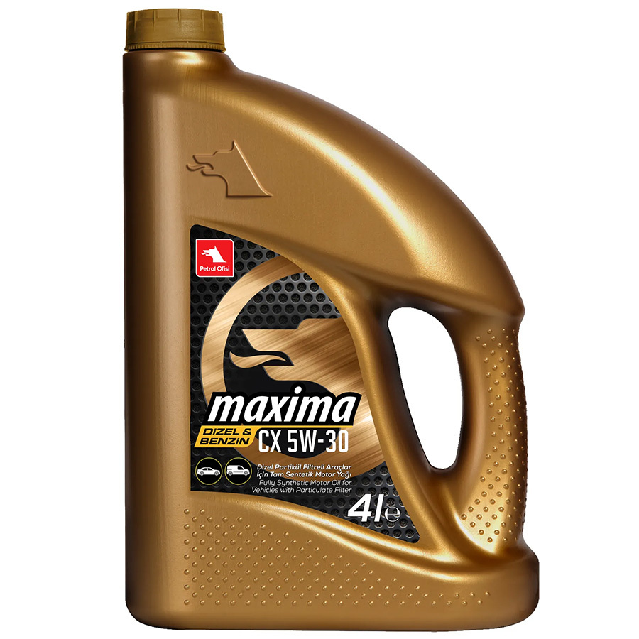 Моторное масло Petrol Ofisi MAXIMA CX 5W-30, 4 л