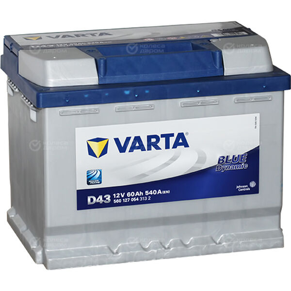 Автомобильный аккумулятор Varta Blue Dynamic D43 60 Ач прямая полярность L2(уценка) в Нижнекамске