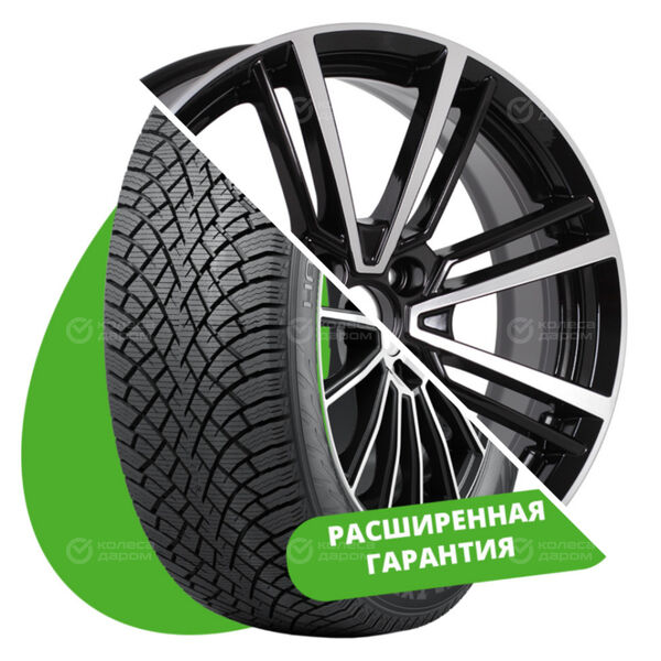 Колесо в сборе R17 Nokian Tyres 225/55 R 101 + КиК в Октябрьске
