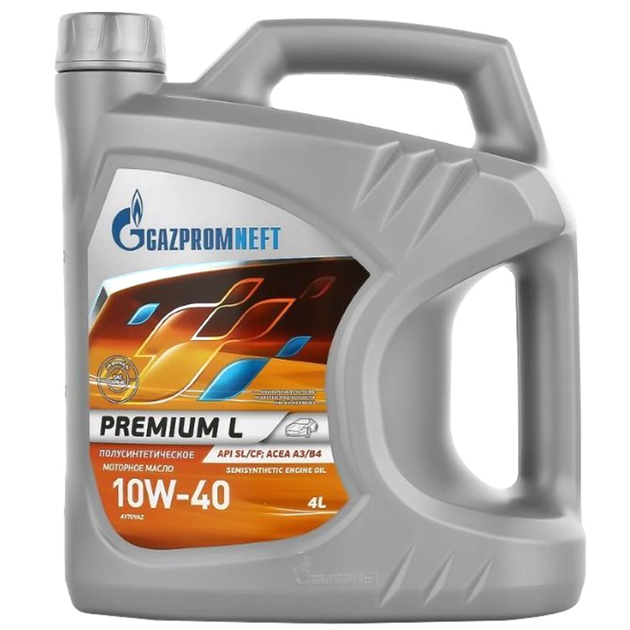 цена Газпромнефть Моторное масло Газпромнефть Premium L 10W-40, 4 л
