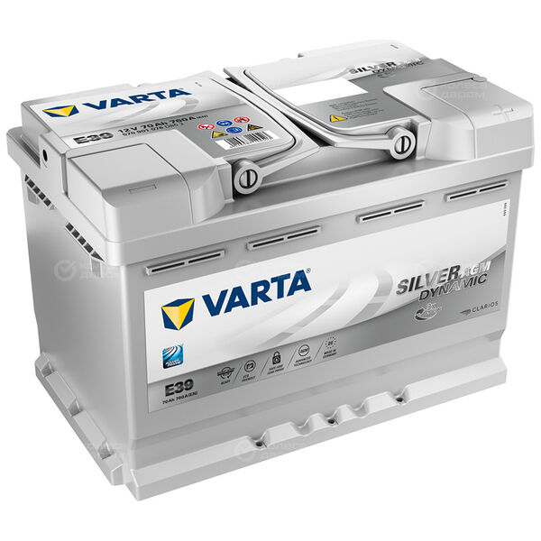 Автомобильный аккумулятор Varta AGM E39 70 Ач обратная полярность L3 в Набережных Челнах