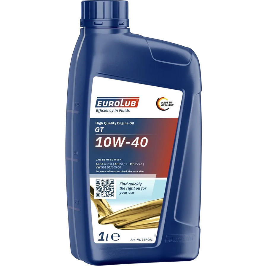 Моторное масло Eurolub GT 10W-40, 1 л