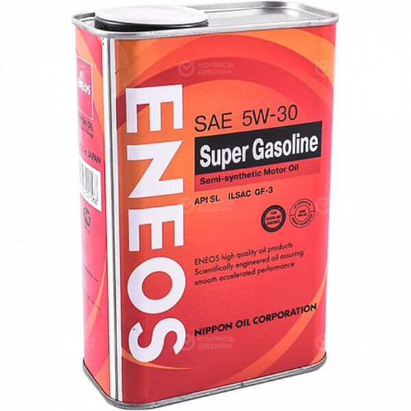 Моторное масло Eneos Super Gasoline SEMIS-C SL 5W-30, 1 л в Нижнекамске