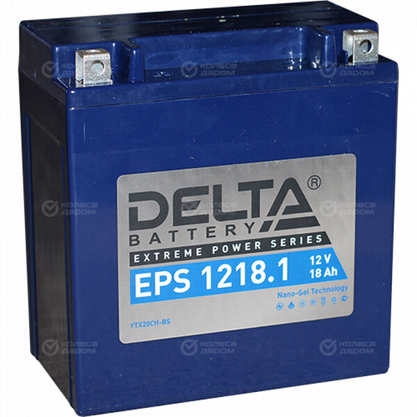 Мотоаккумулятор Delta EPS 1218.1 YTX20СH-BS 20Ач, прямая полярность в Новочебоксарске
