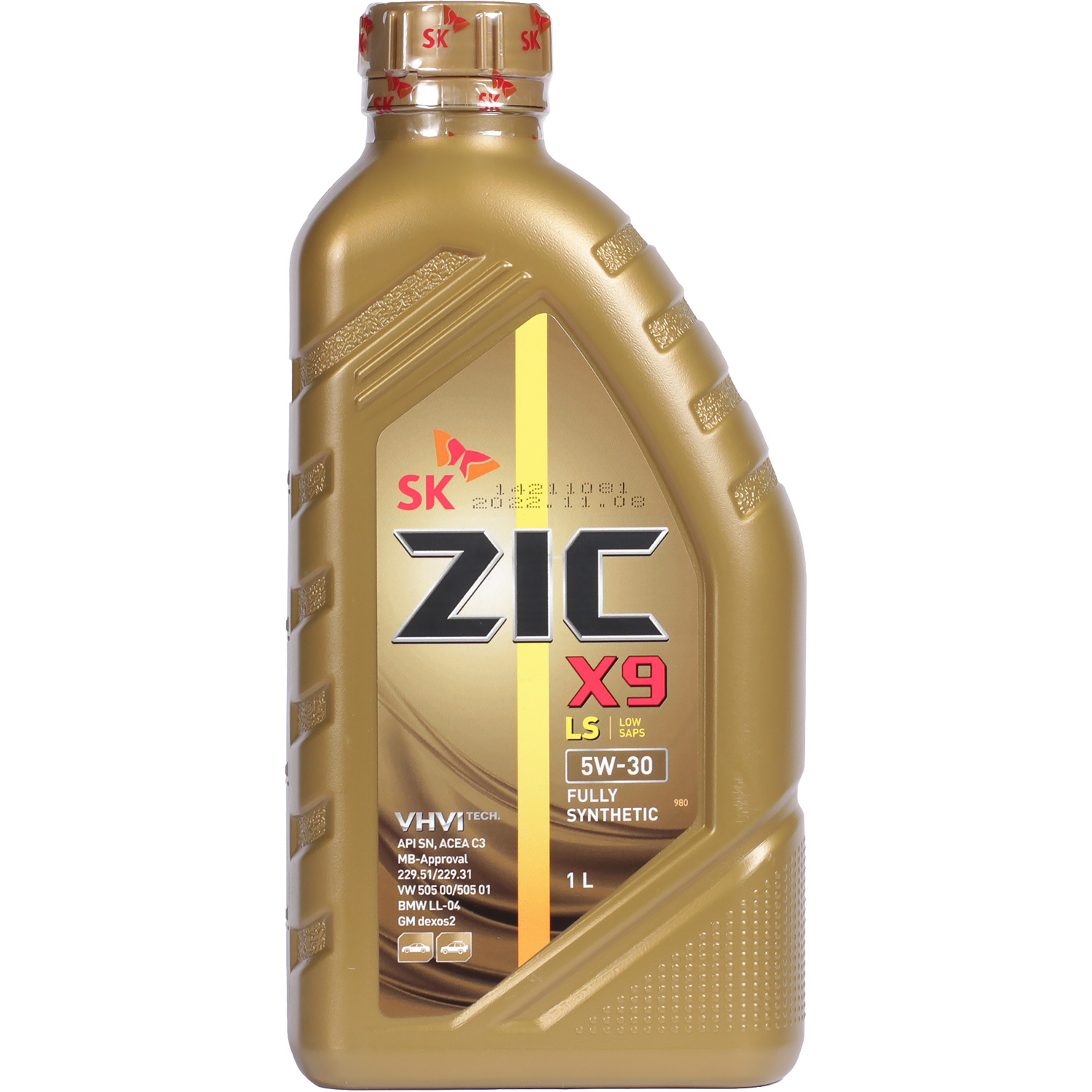 ZIC Моторное масло ZIC X9 LS 5W-30, 1 л zic моторное масло zic x9 ls 5w 30 4 л