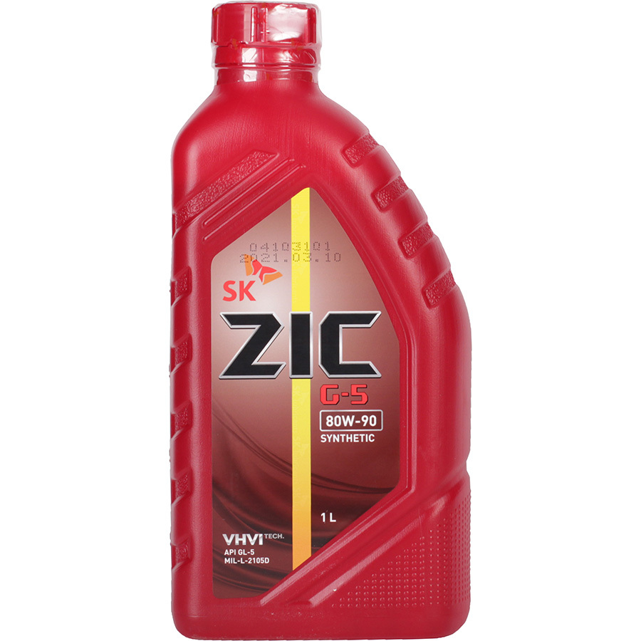 ZIC Трансмиссионное масло ZIC G-5 80W-90, 1 л цена и фото