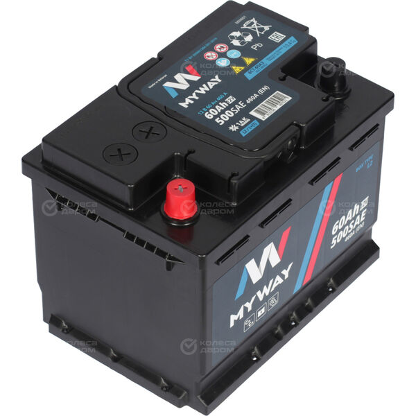 Автомобильный аккумулятор MyWay 60 Ач прямая полярность L2 в Марксе
