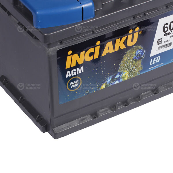 Автомобильный аккумулятор Inci Aku 60 Ач обратная полярность L2 в Новом Уренгое