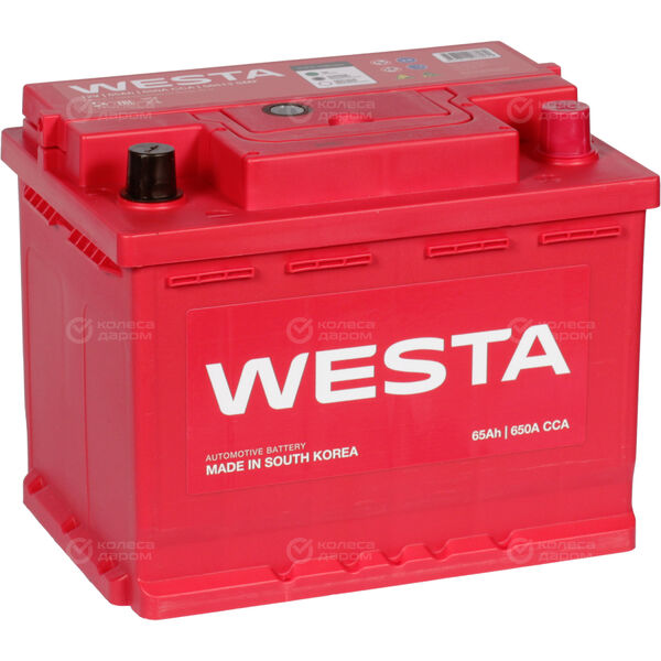 Автомобильный аккумулятор Westa 65 Ач обратная полярность L2 в Южноуральске
