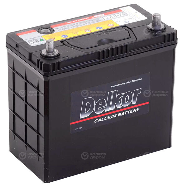 Автомобильный аккумулятор Delkor 55 Ач обратная полярность B24L в Балашове