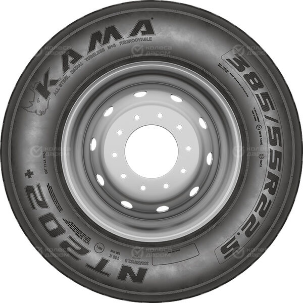 Грузовая шина Кама NT202 + R22.5 385/55 160K TL   Прицеп в Краснодаре