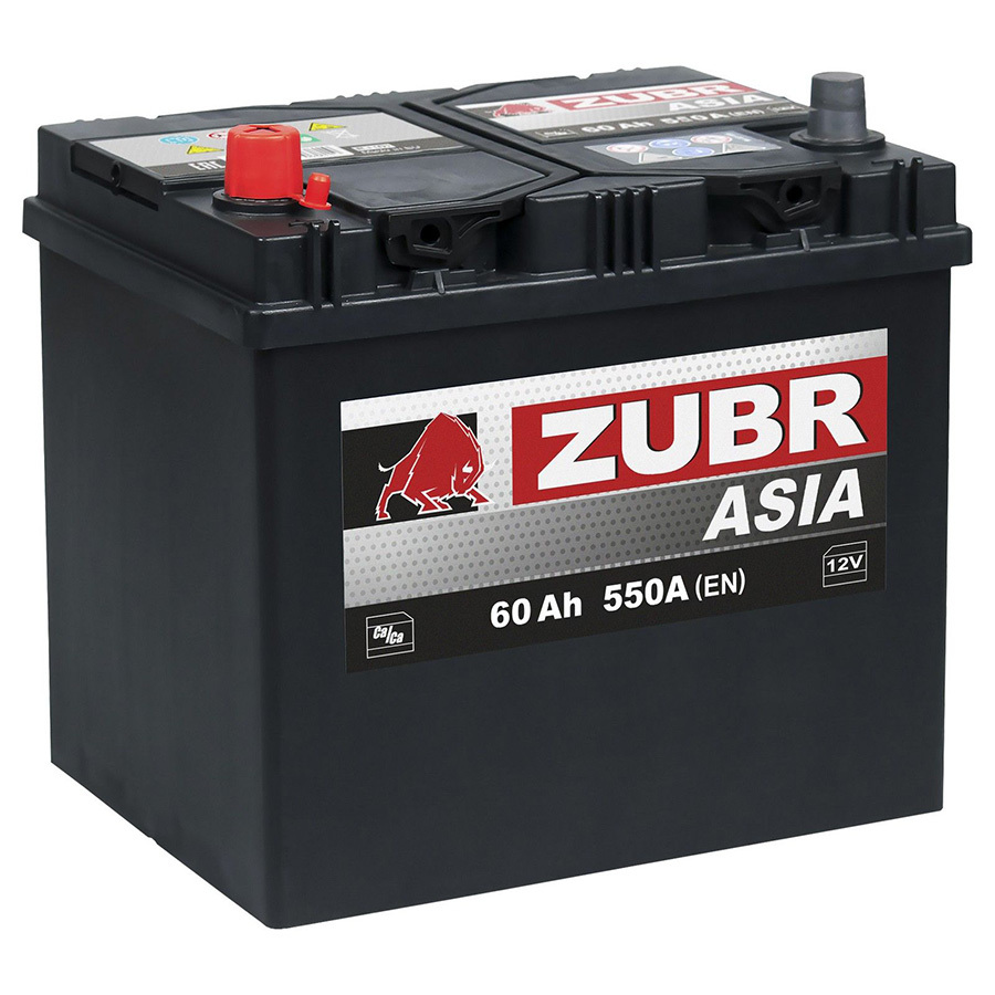 Zubr Автомобильный аккумулятор Zubr 60 Ач обратная полярность D23L
