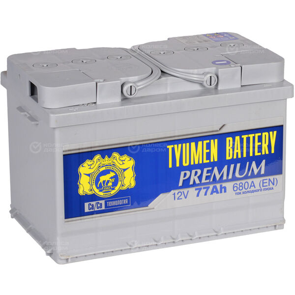 Автомобильный аккумулятор Tyumen Battery Premium 77 Ач прямая полярность L3 в Тобольске