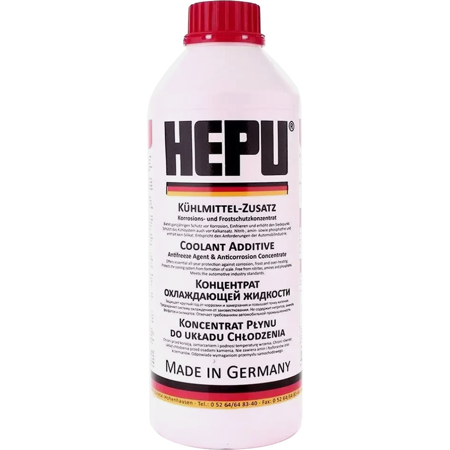 Антифриз Hepu P999-G12 концентрат красный 1.5л