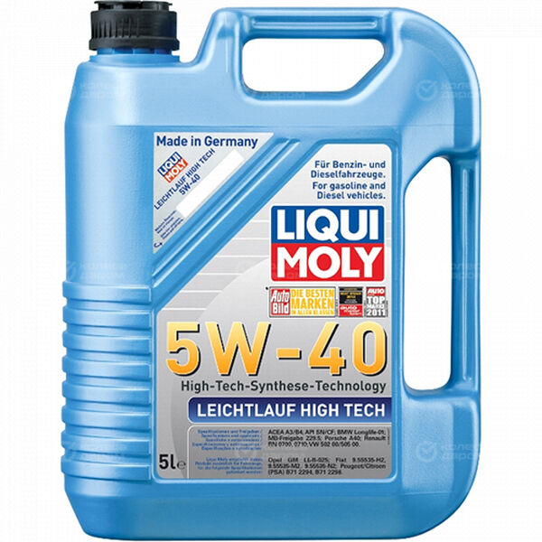 Моторное масло Liqui Moly Leichtlauf High Tech 5W-40, 5 л в Стерлитамаке