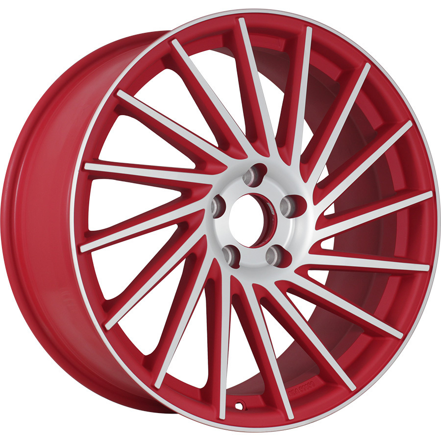Колесный диск Keskin Tuning KT17 8.5xR19 5x112 ET45 DIA72.6, цвет разноцветные KT178519511245MRFP KT17 8.5x19/5x112 D72.6 ET45 Matt_Red_Front_Polish - фото 1