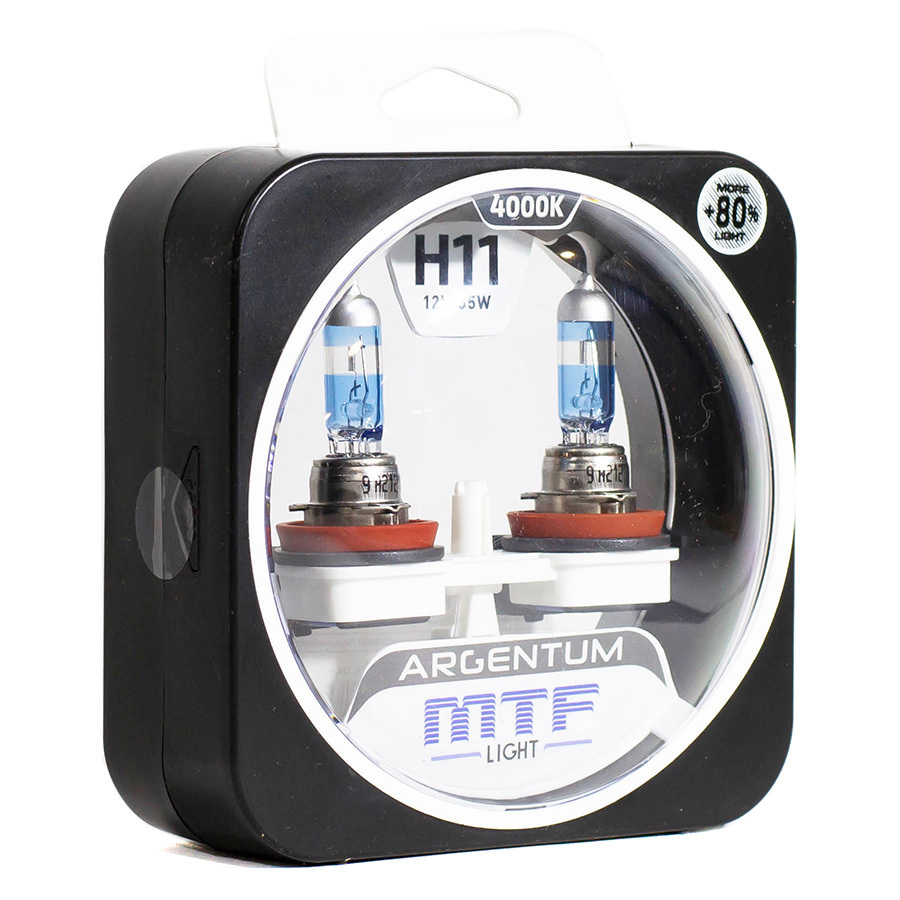 Автолампа MTF Лампа MTF Light Argentum - H1-55 Вт-4000К, 2 шт.