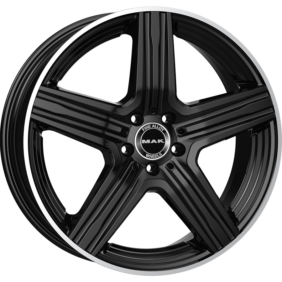 Lewis 9x20/5x112 D66.6 ET33 Gloss_black_mirror_ring