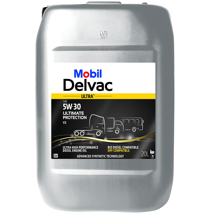 Mobil Масло моторное Mobil Delvac Ultra Ultimate Protection V2 5W-30 20л