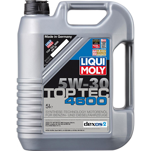 Liqui Moly Моторное масло Liqui Moly Top Tec 4600 5W-30, 5 л liqui moly моторное масло liqui moly special tec ll 5w 30 5 л