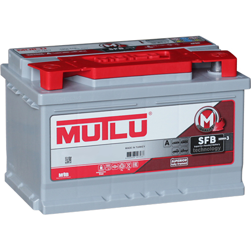 Mutlu Автомобильный аккумулятор Mutlu SMF 58014 80 Ач обратная полярность LB4 exide автомобильный аккумулятор exide 80 ач обратная полярность lb4